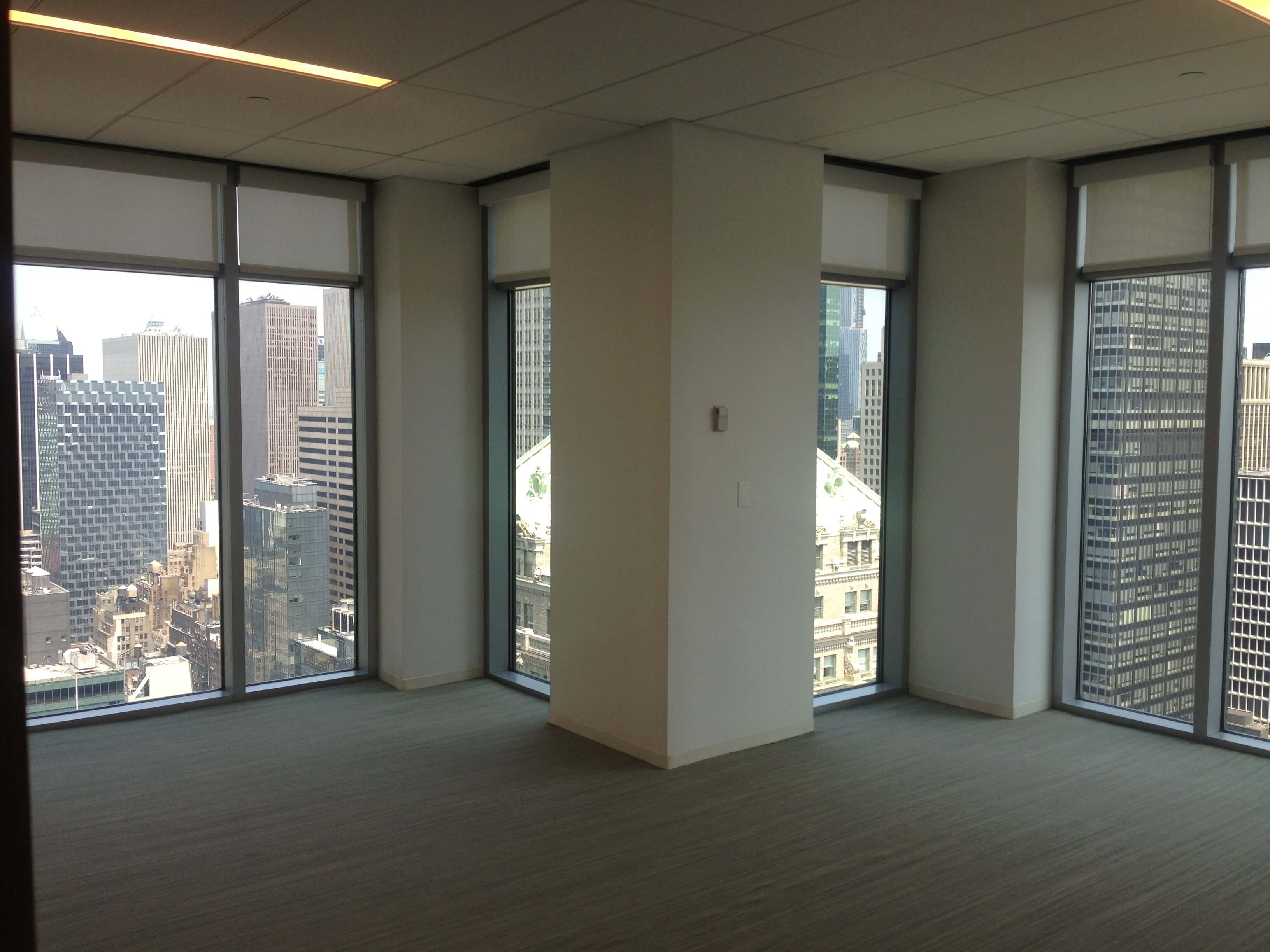 super high end office space at 450 lexington avenue office windows