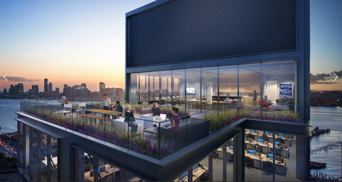 Check out this insane penthouse with floor-to-ceiling windows and outdoor space.