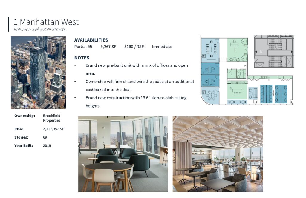 1 Manhattan West - Small Suite Information