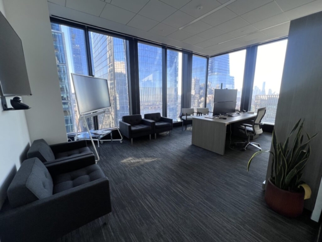55 Hudson Yards Office Space - Corner Office