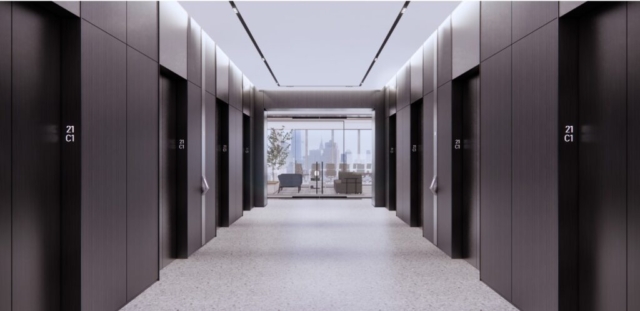 The Spiral - Partial 54th Floor - Common Corridor