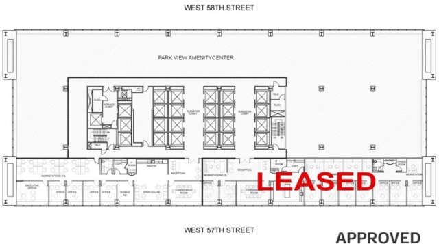 9 west 57th street - Partial 27th Floor - floorplan
