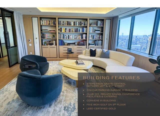 101 Park Avenue Sublease - Library / Lounge