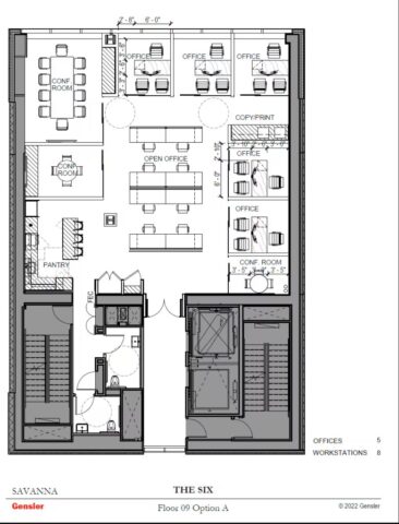 The Six - Entire 9th Floor - Floorplan