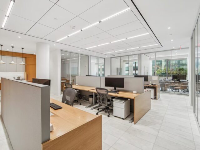 The Six - Entire 9th Floor - Open Area, Furniture and Office Fronts